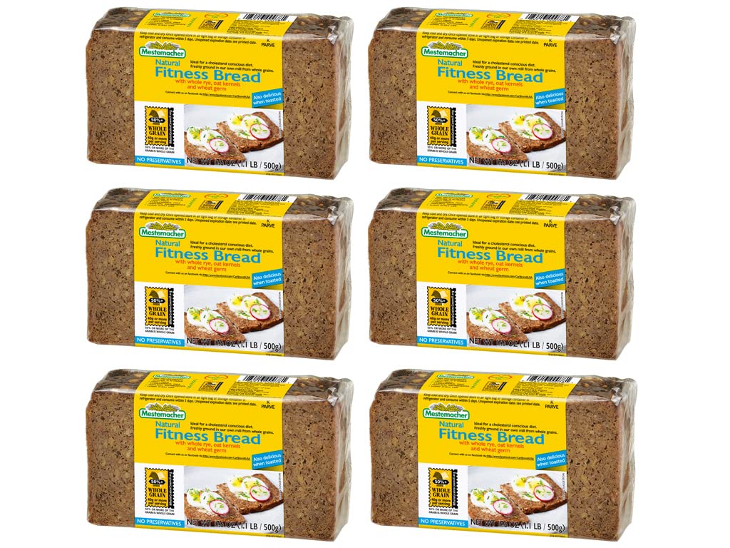 Product image of Mestemacher Whole Grain Bread Fitness 17.6 oz 17.6 oz Pack of 6